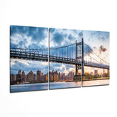 Manhattan Glass Wall Art.